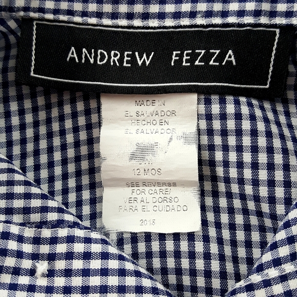 ANDREW FEZZA 12mosCollar Button Up Suit Set - Picture 5 of 6